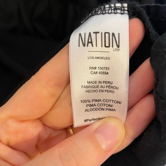 Nation LTD - Fannie Easy Dress in Jet Black - Picture 7 of 7